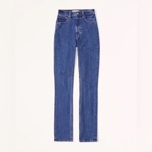 NWOT Abercrombie Ultra High Rise 90s Slim Straight Jean
